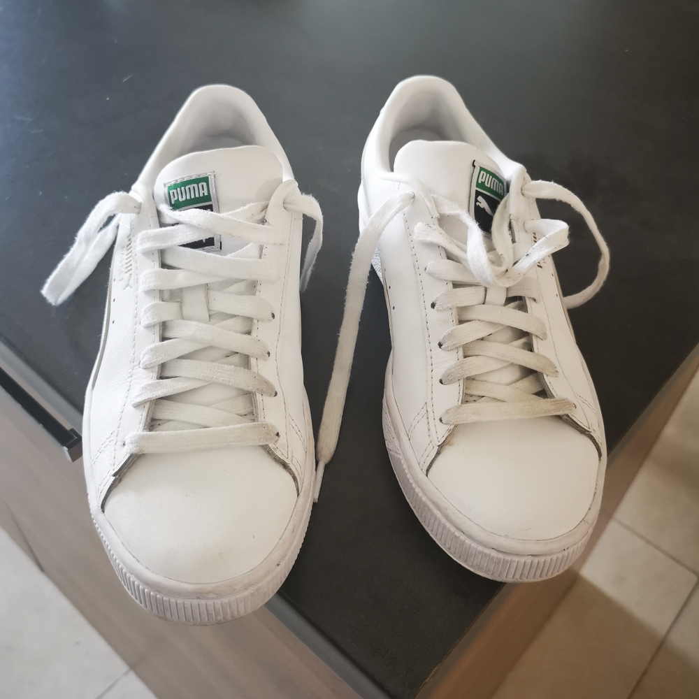 Puma Kids White Sneakers